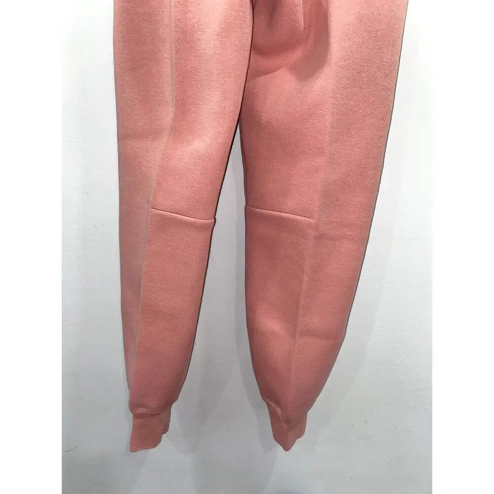 Nike Womens Fleece Joggers Dusty Rose Pink Sweatpants Drawstring S BARELY USED